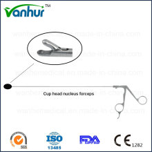 Instrumentos de endoscopia transforaminal lombar Cabeça de copa Pinças de nucelus